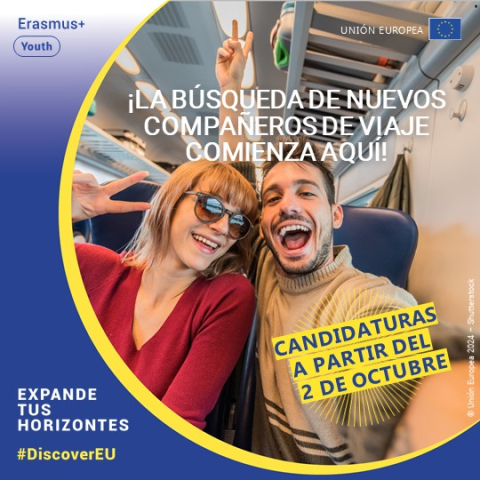 ¡Ya se conocen las fechas de la nueva ronda de DiscoverEU!