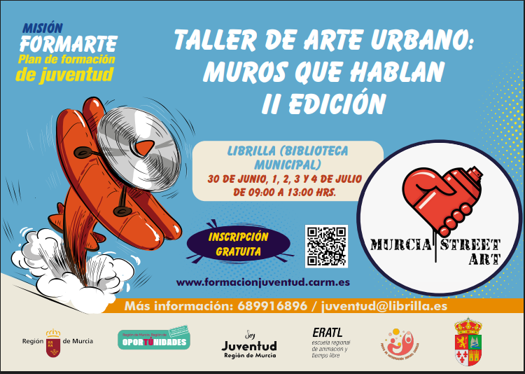 🎨 ¡Vuelve el Taller de Arte Urbano: Muros que Hablan! 🧱