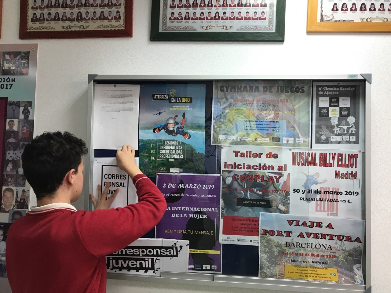 Corresponsales del IES José Luis Castillo Puche de Yecla