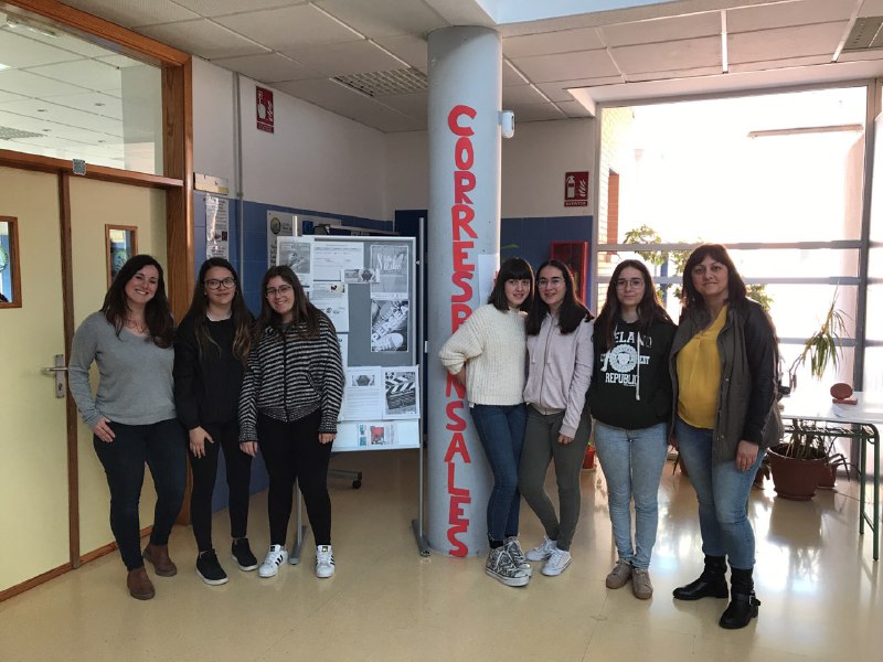 Zoe y Belén, corresponsales del IES Europa de Águilas