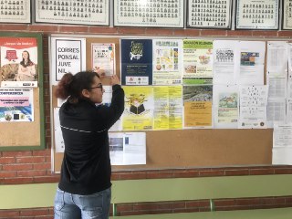 Noelia y Jesús, corresponsales del IES La Florida de Las Torres de Cotillas