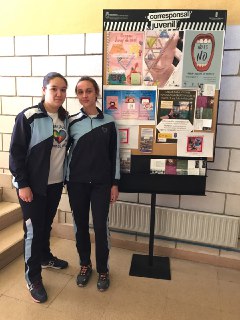 Marisa y Ana Teresa del IES Los Cantos de Bullas