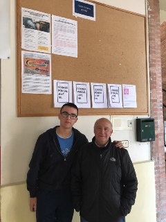 Felipe y Jaime, corresponsales IES Miguel Hernández de Alhama de Murcia
