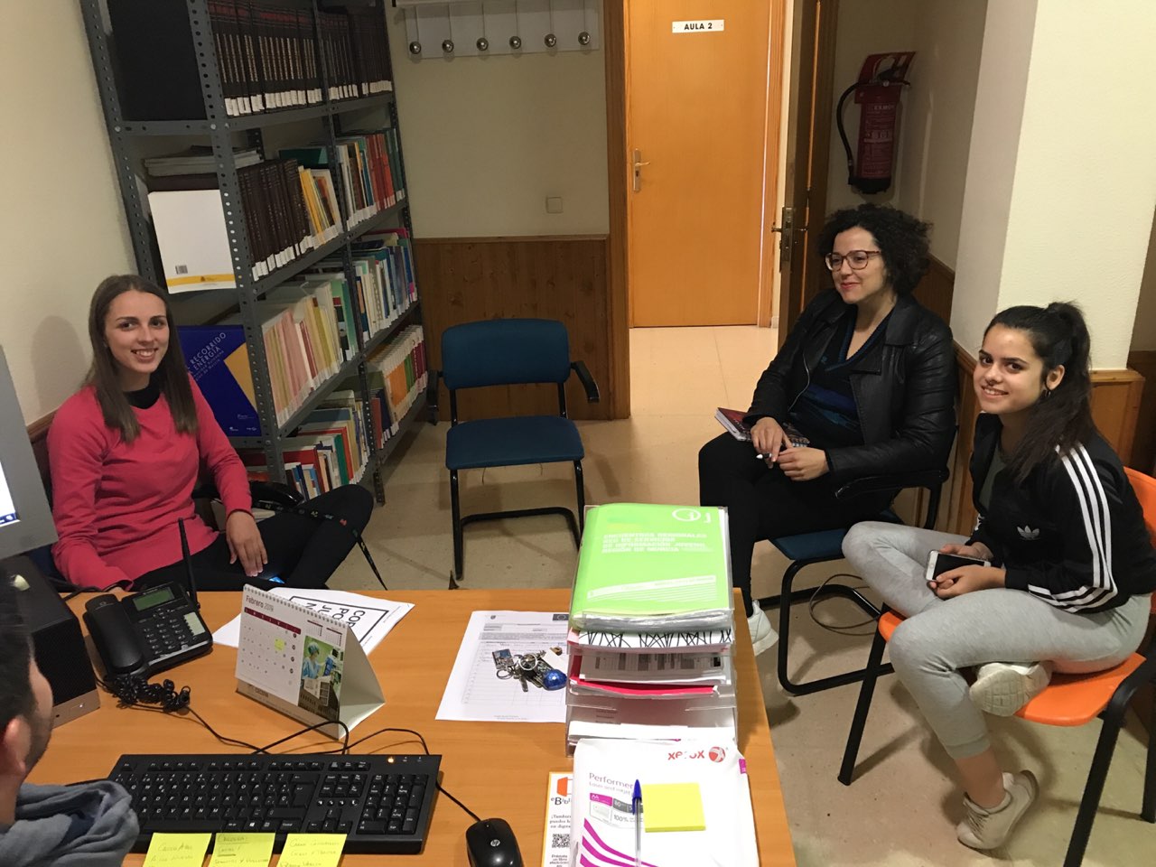 Sara y Anaís, corresponsales de Villanueva del Río Segura