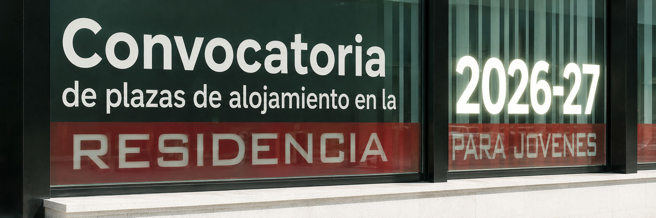 Convocatoria Plazas Residencia Para Jóvenes 2026-2027